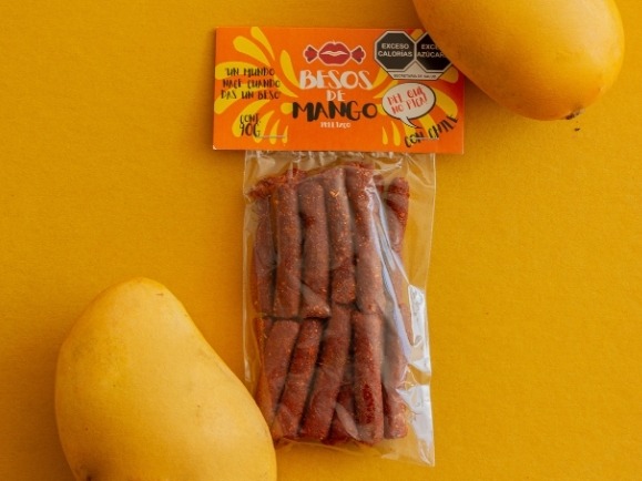 Besos de tamarindo con mango y tajín – Dulce artesanal mexicano